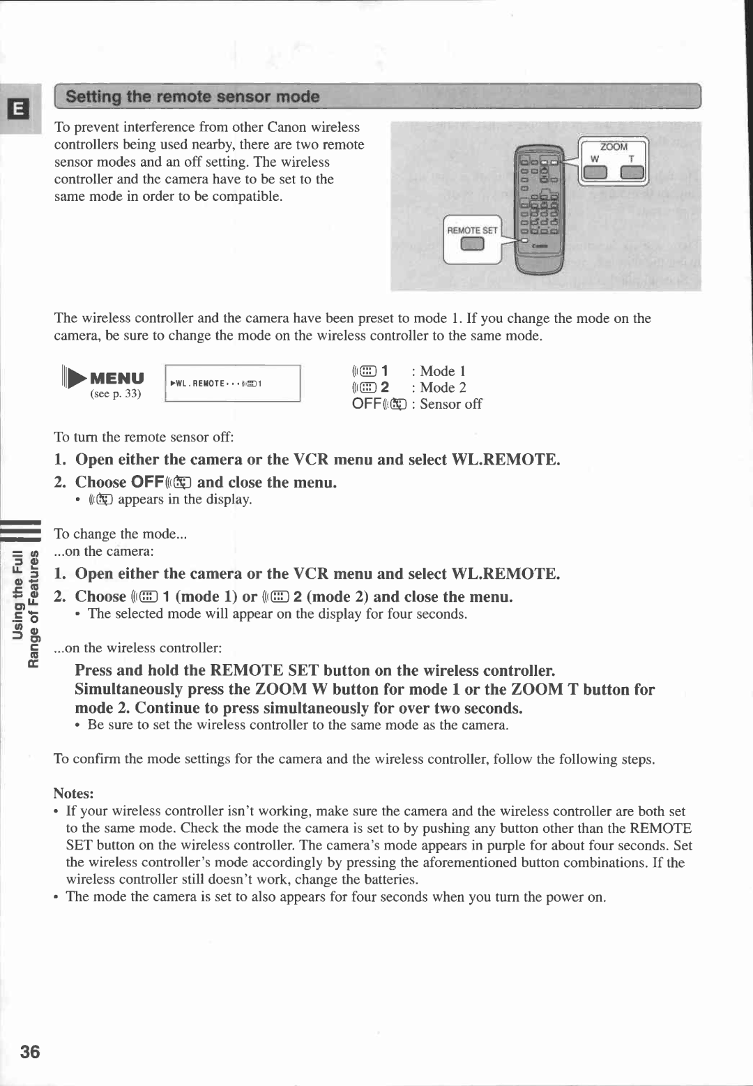 Canon XM1 manual 