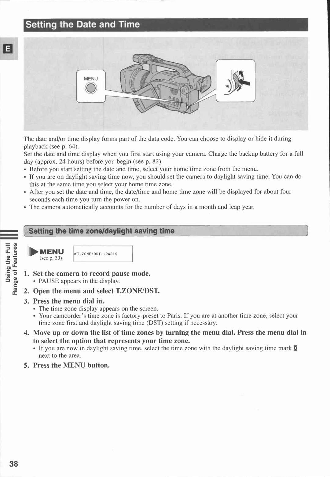 Canon XM1 manual 