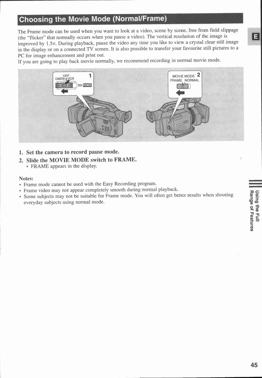 Canon XM1 manual 