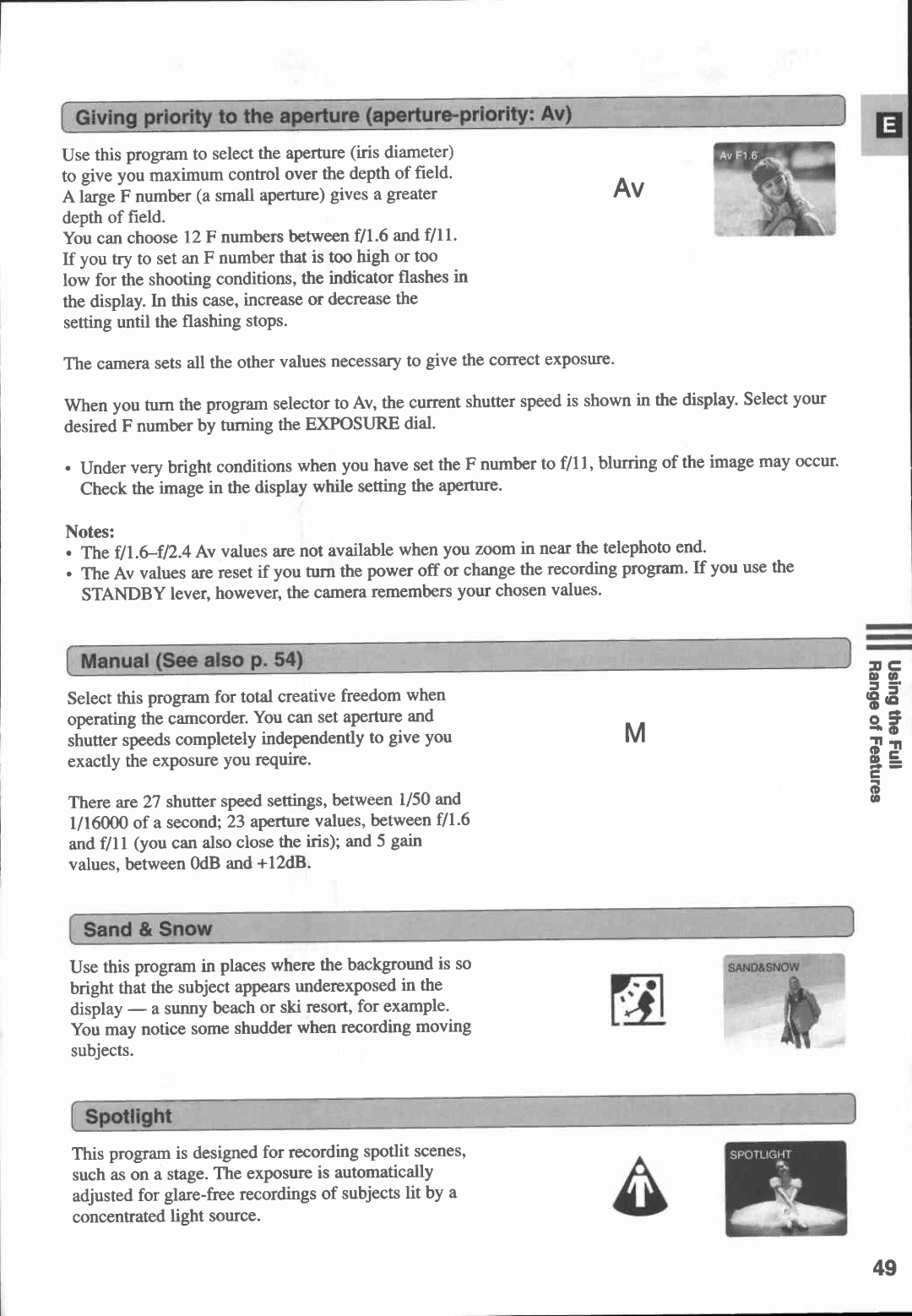 Canon XM1 manual 