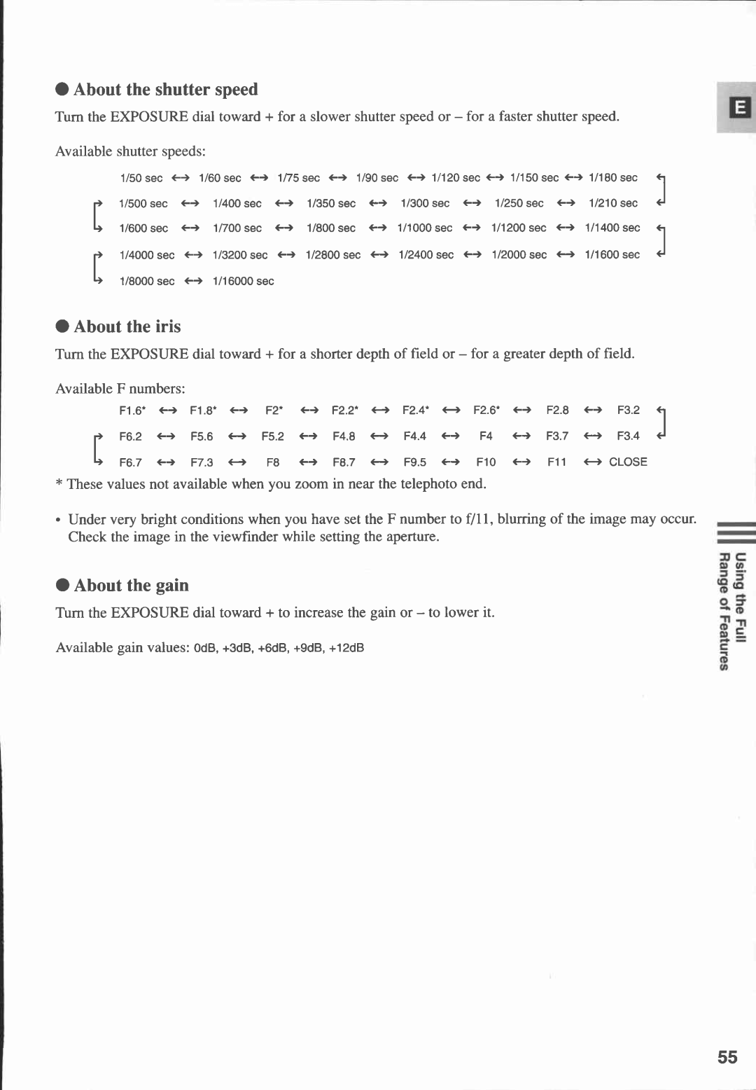 Canon XM1 manual 