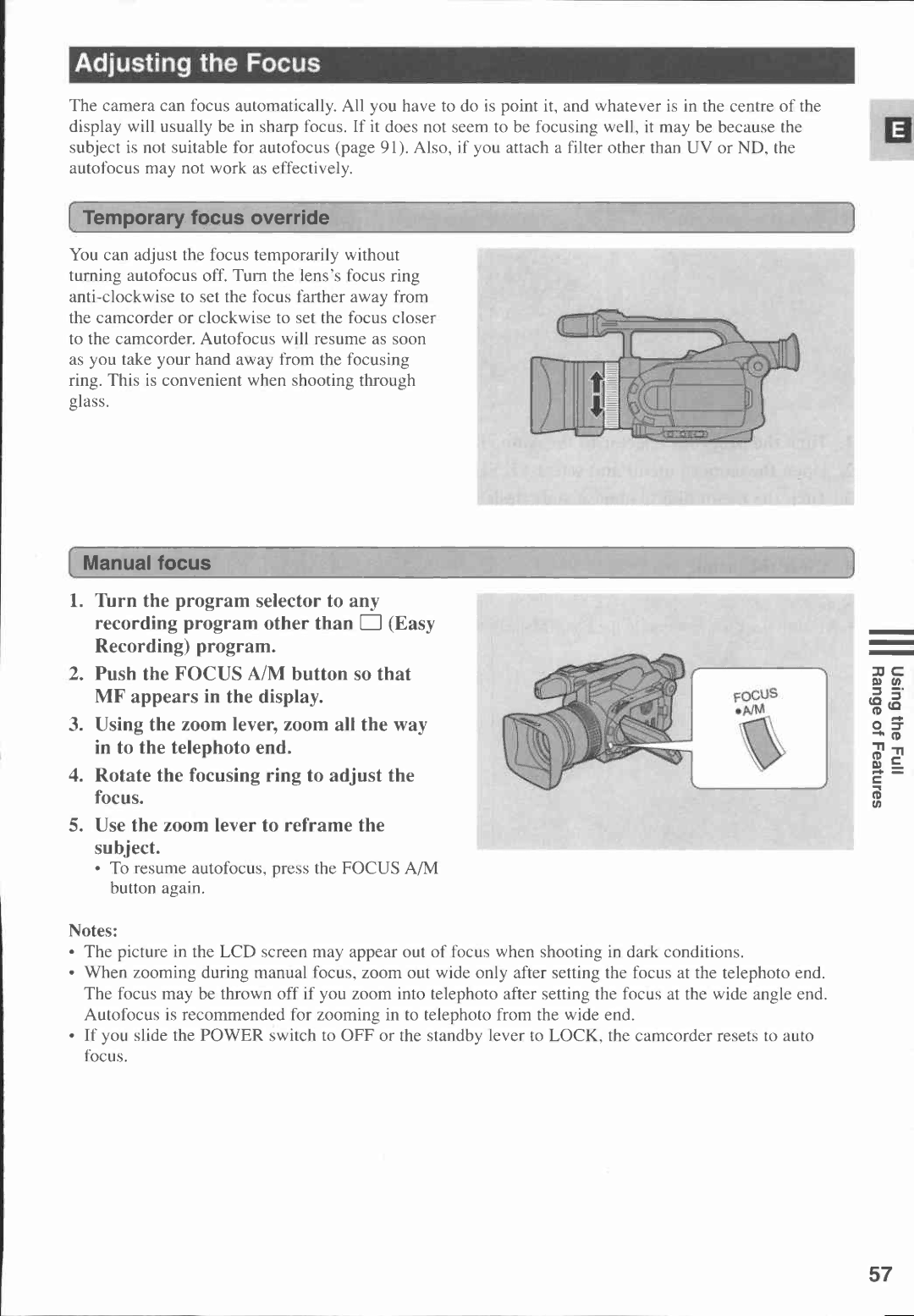 Canon XM1 manual 