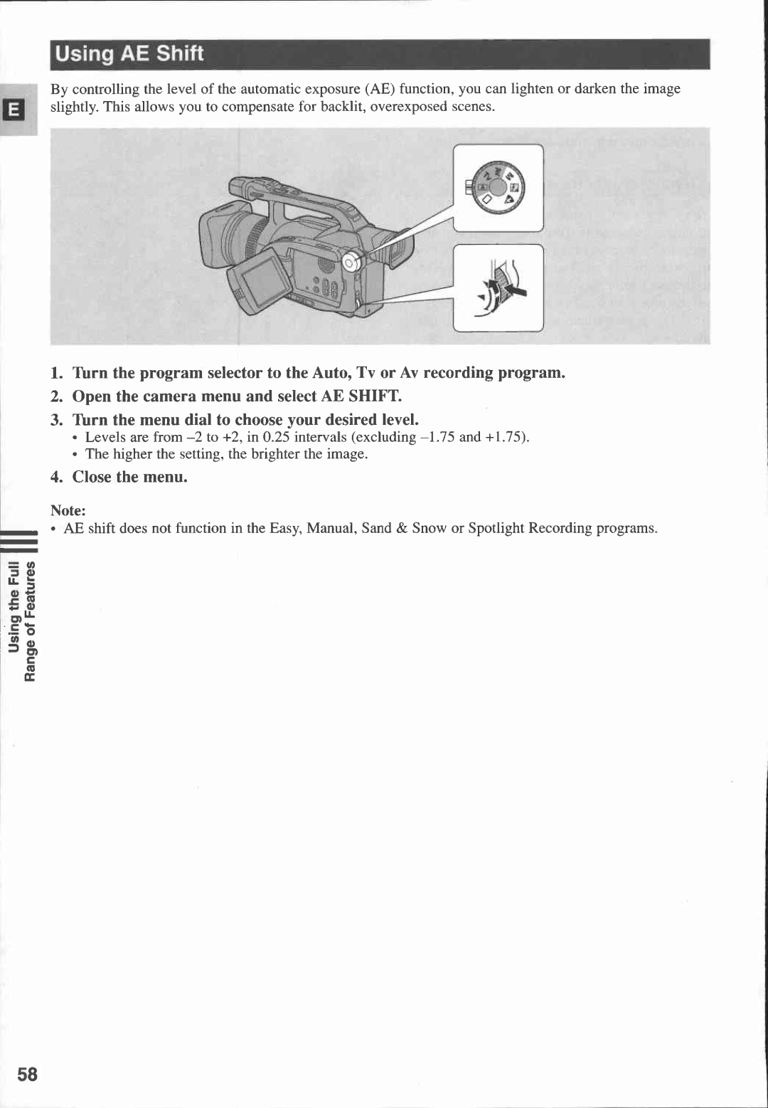 Canon XM1 manual 