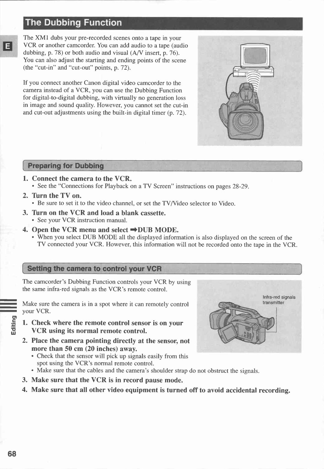 Canon XM1 manual 