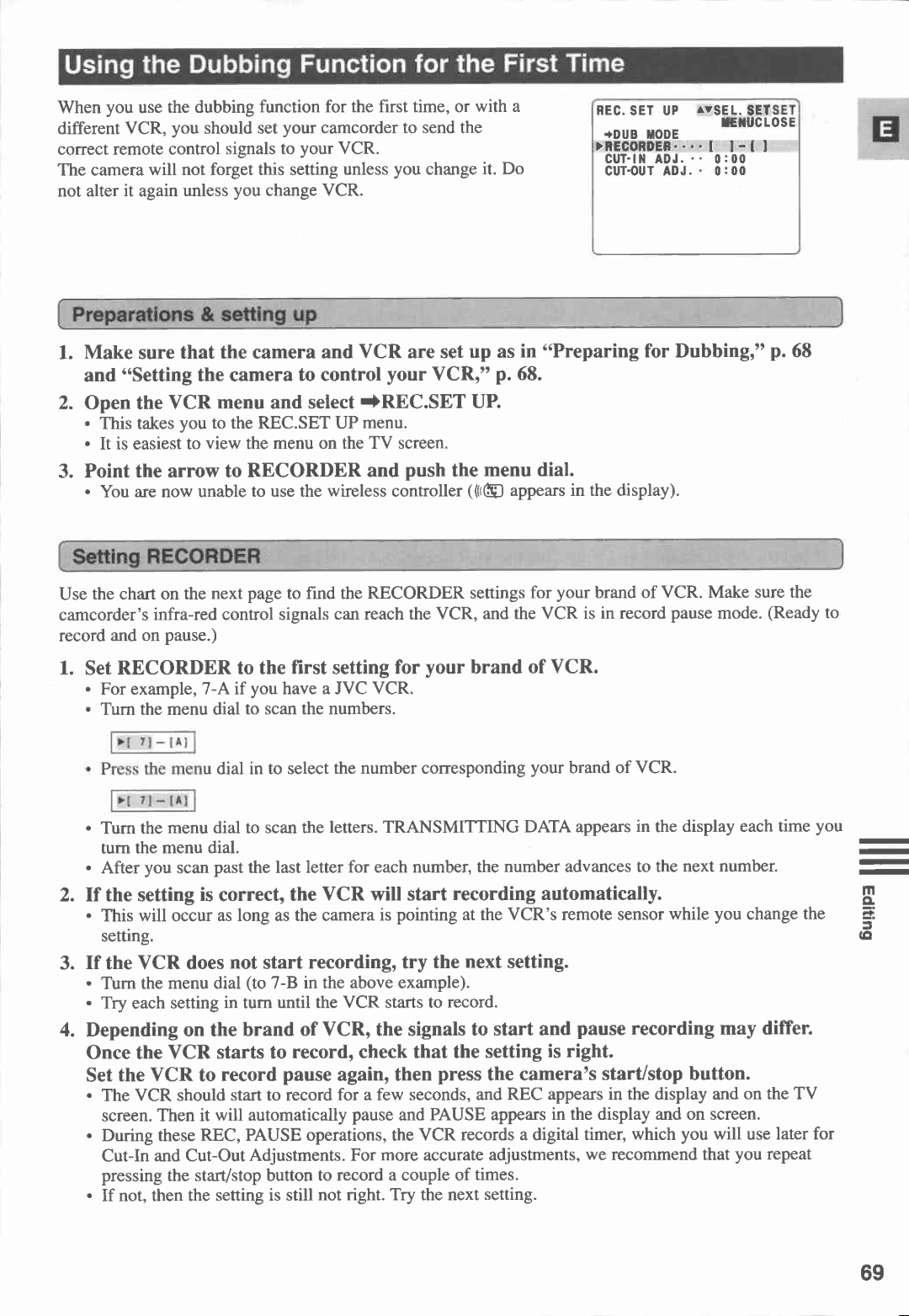 Canon XM1 manual 