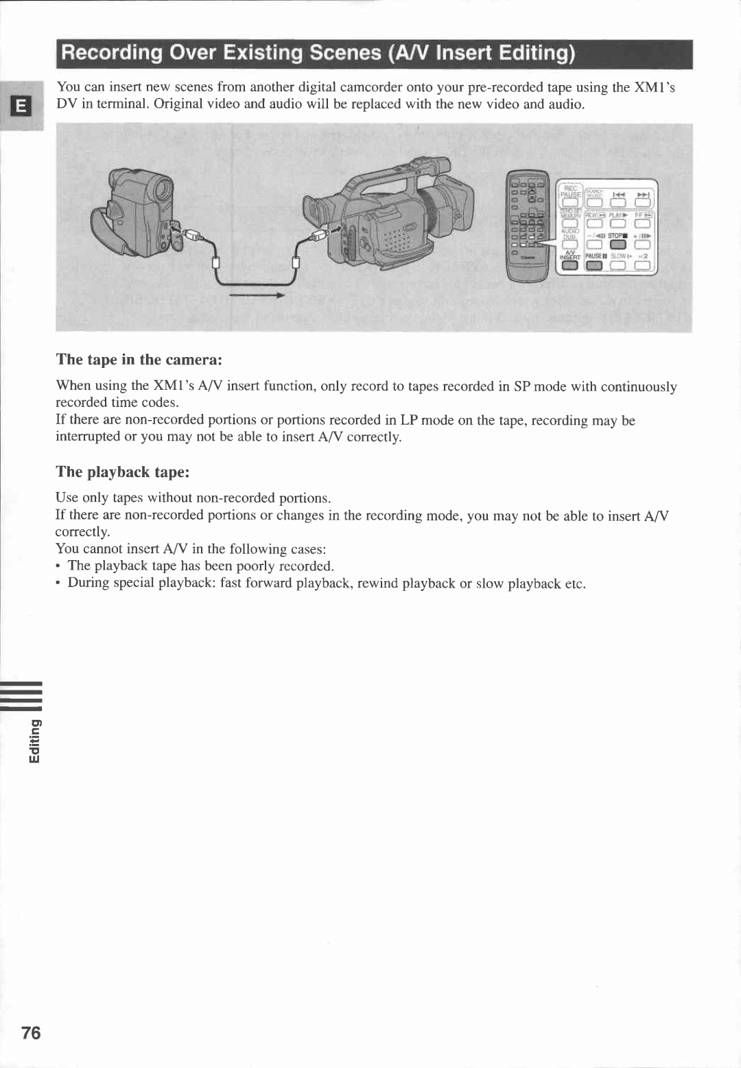 Canon XM1 manual 