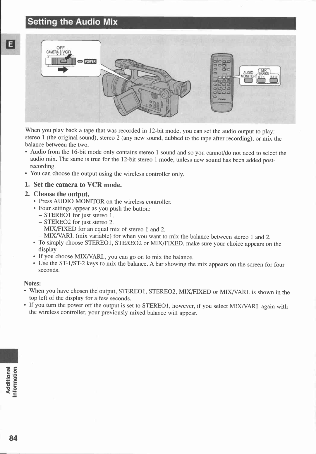 Canon XM1 manual 