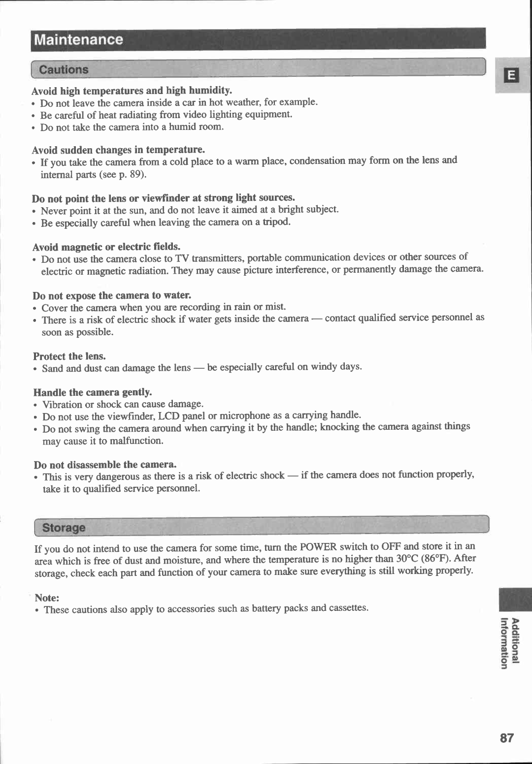 Canon XM1 manual 