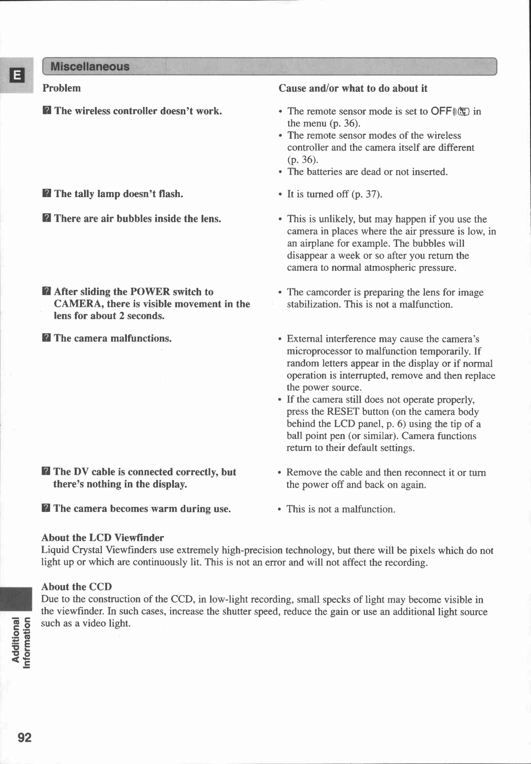 Canon XM1 manual 