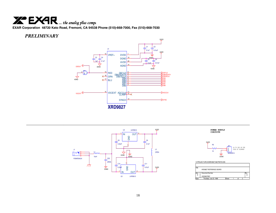 Canon XRD9827REF user manual 