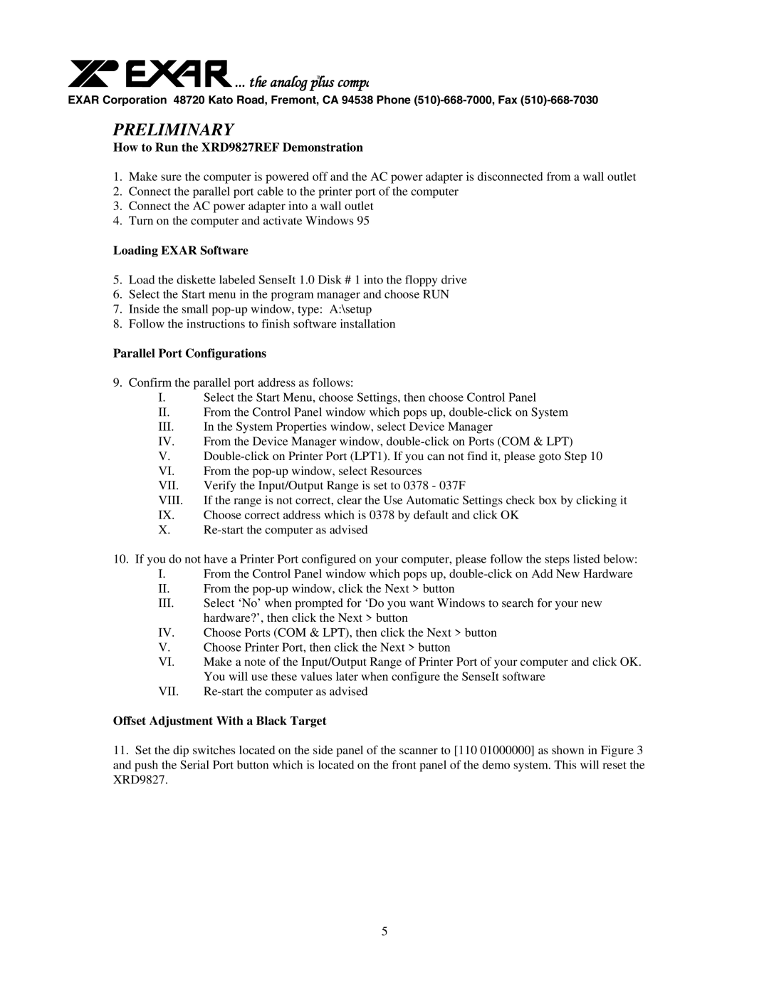 Canon user manual How to Run the XRD9827REF Demonstration 