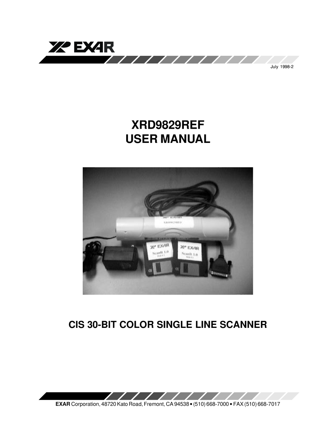 Canon XRD9829REF user manual 