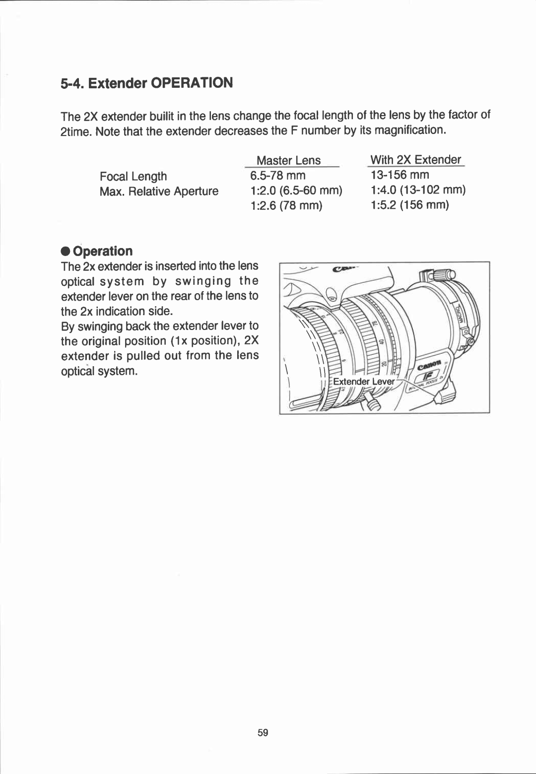 Canon YJ12x6.5B IRS-A manual 