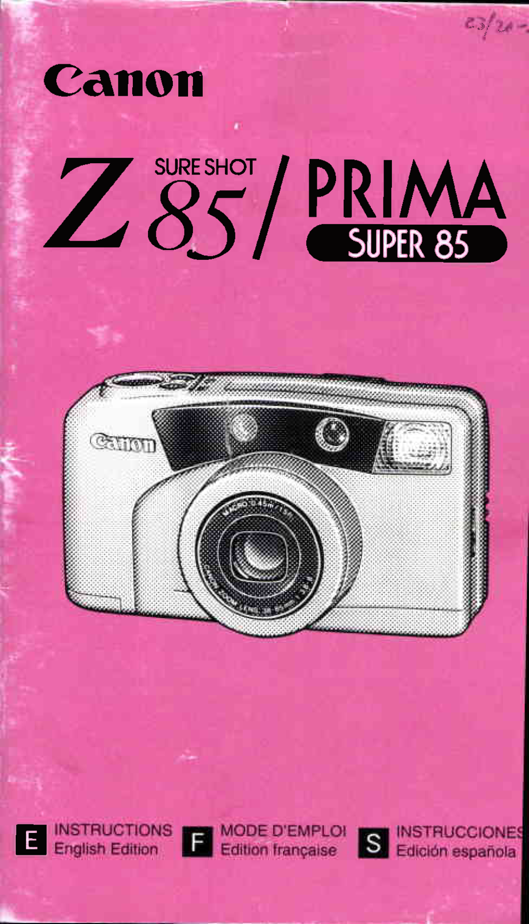 Canon Z85 manual 