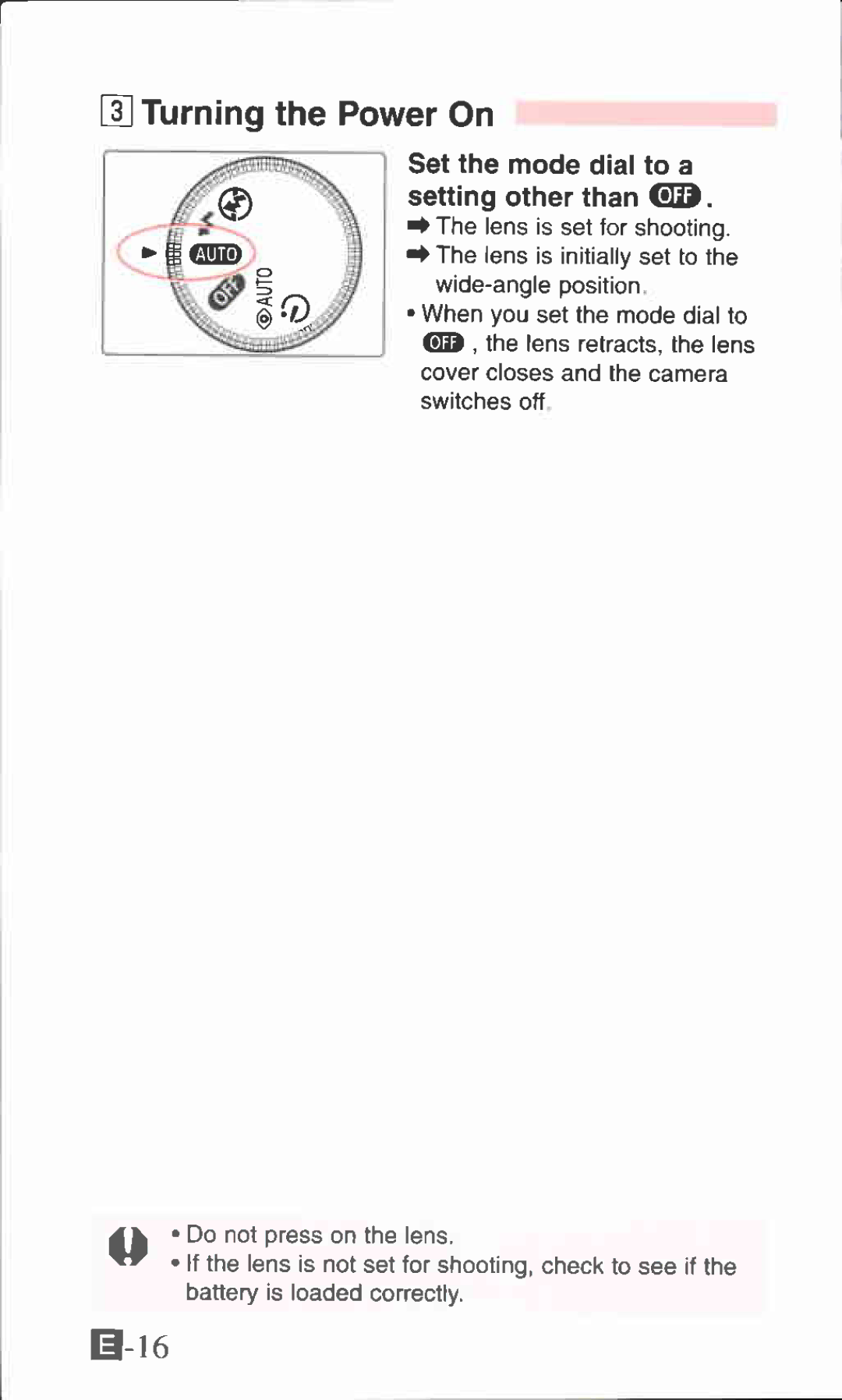 Canon ZOOM76 manual 