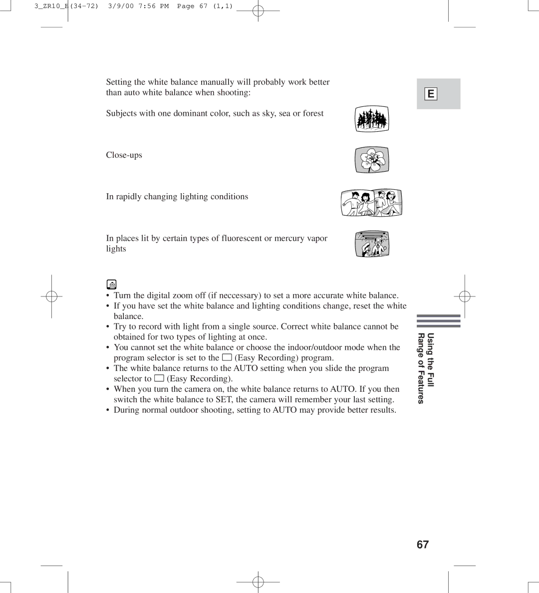 Canon zr10 instruction manual 3ZR10E34-72 3/9/00 756 PM Page 67 1,1 