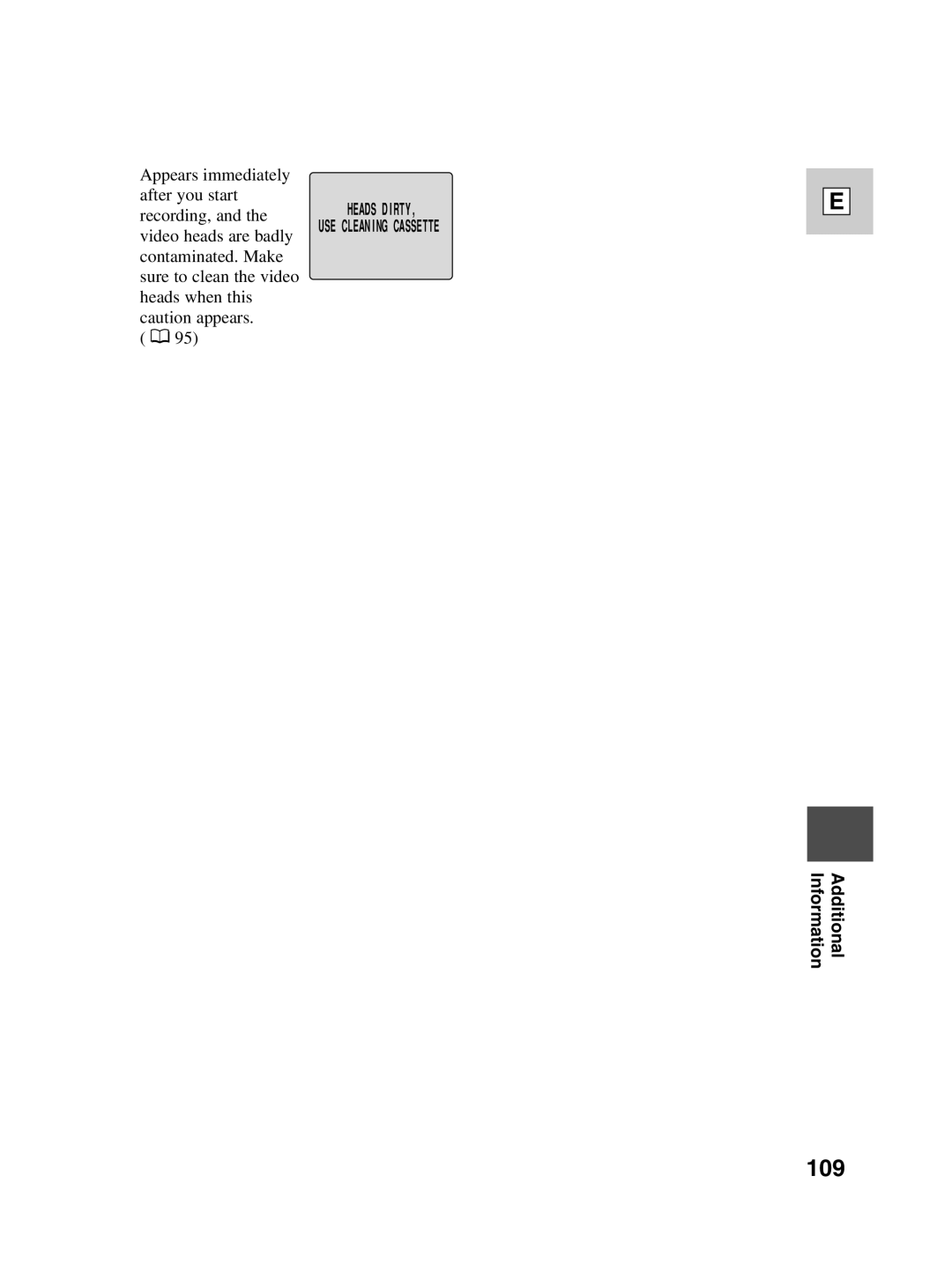 Canon ZR20 instruction manual 109 