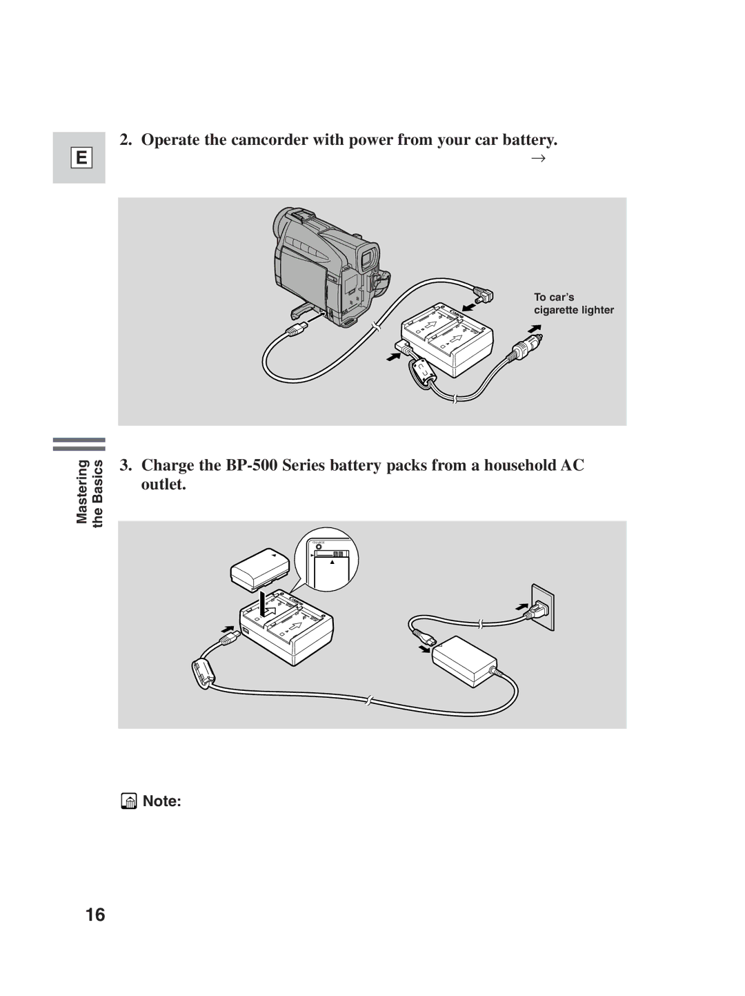 Canon ZR25 MC instruction manual Operate the camcorder with power from your car battery 