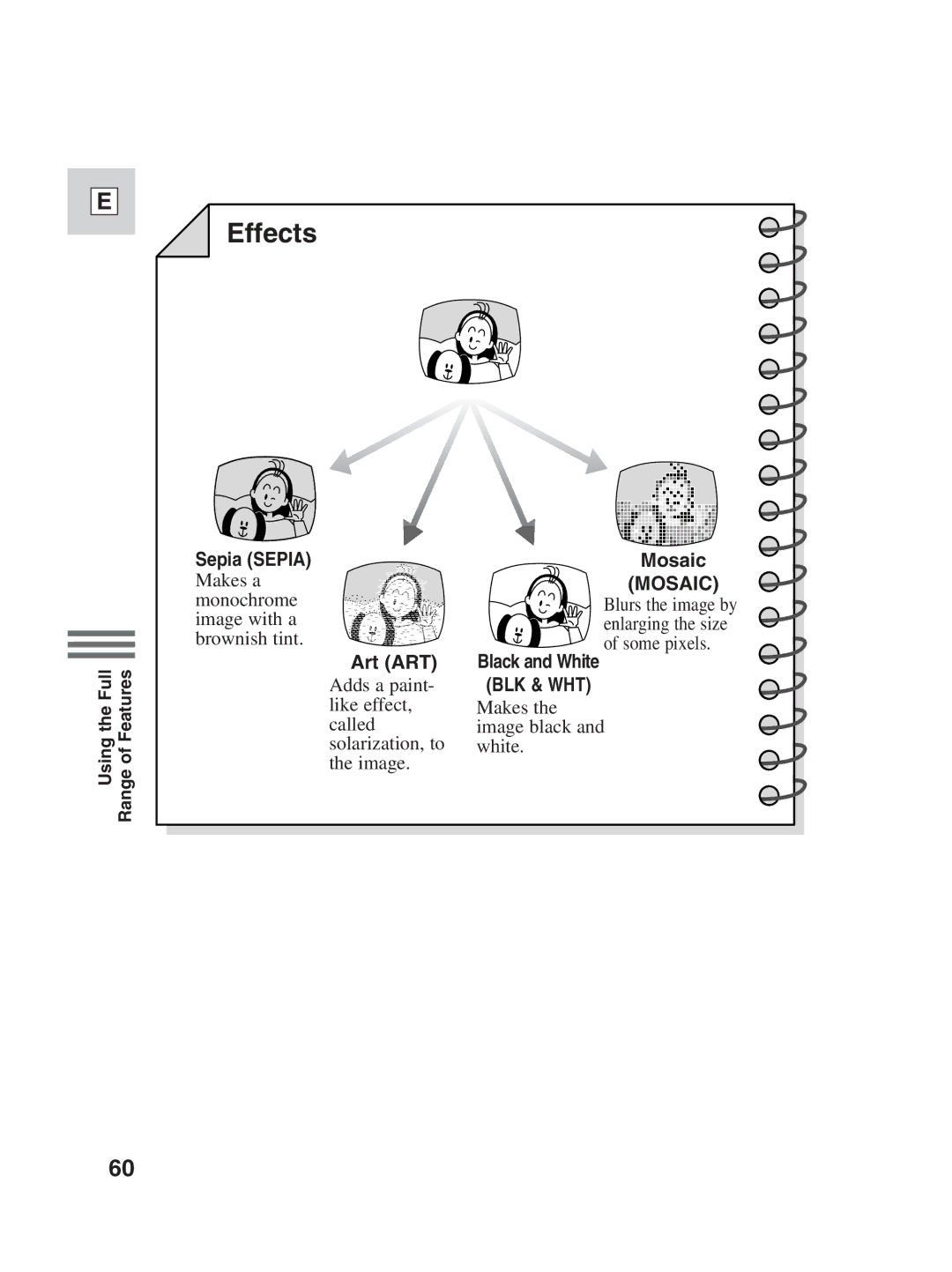 Canon ZR25 MC instruction manual Effects 