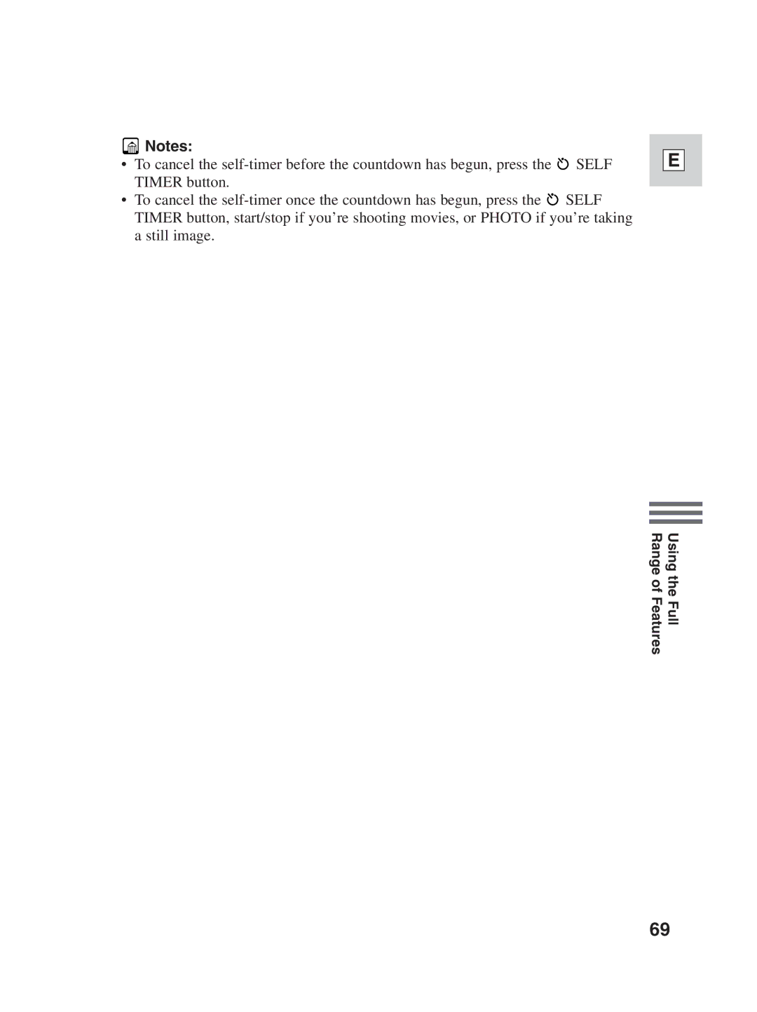 Canon ZR30MC instruction manual Using the Full Range of Features 