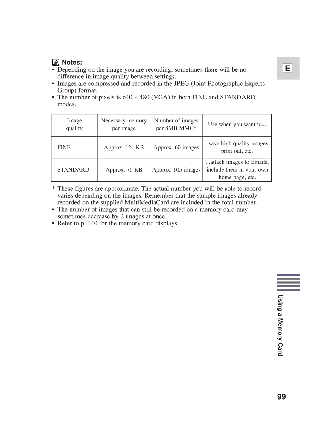 Canon ZR30MC instruction manual Fine 