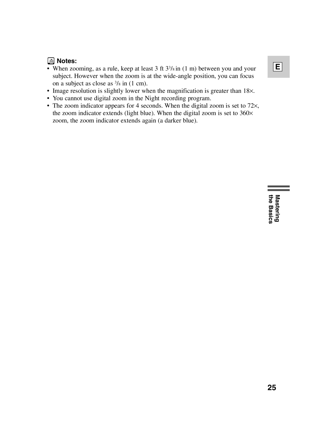 Canon ZR40 instruction manual Mastering the Basics 