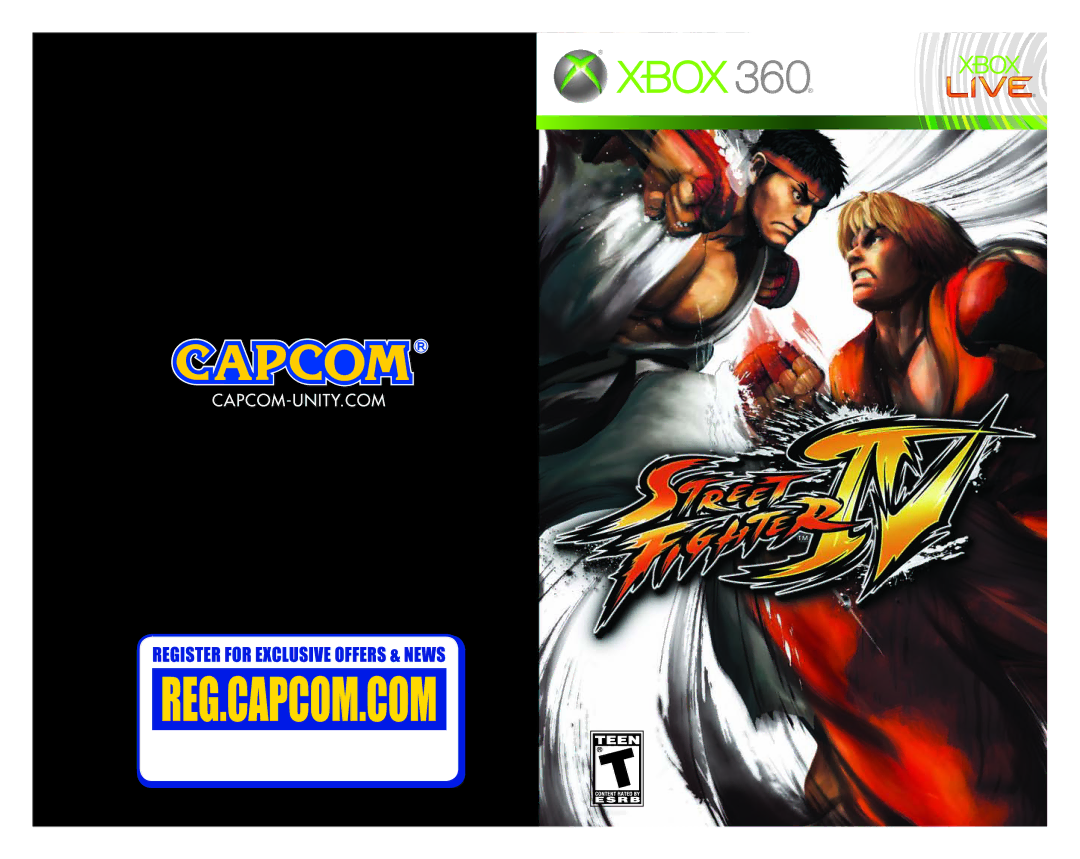 Capcom Capcom CA105_SFIV_XBX_MANC_BC02.indd manual 