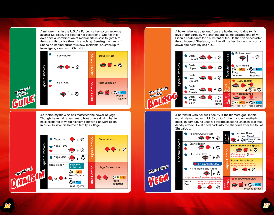 Capcom Capcom CA105_SFIV_XBX_MANC_BC02.indd manual Guile 