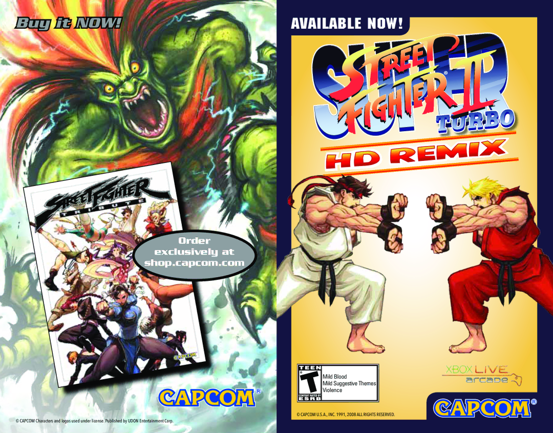 Capcom Capcom CA105_SFIV_XBX_MANC_BC02.indd manual Buy it NOW 