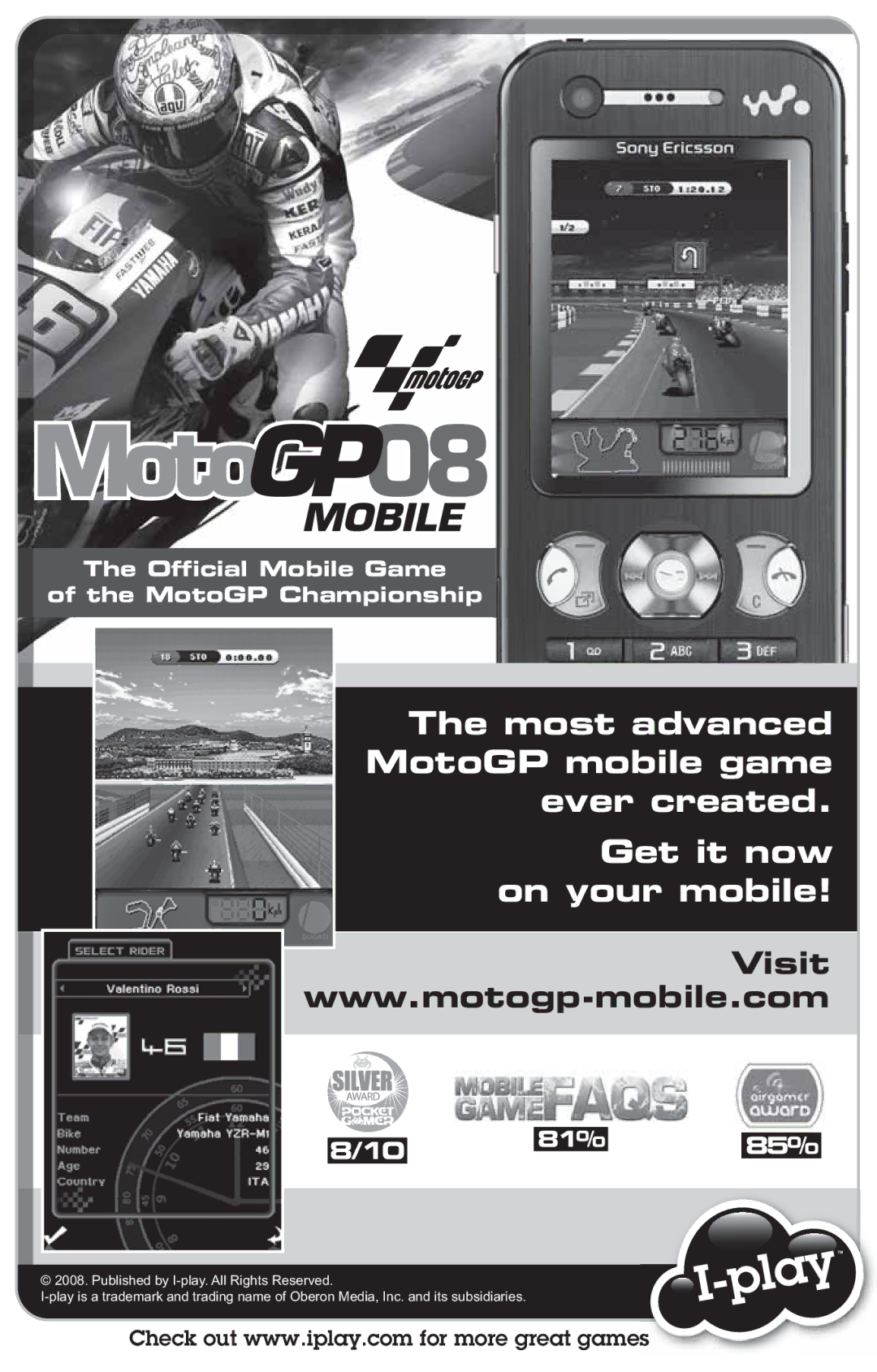 Capcom MotoGP08 manual Visit 