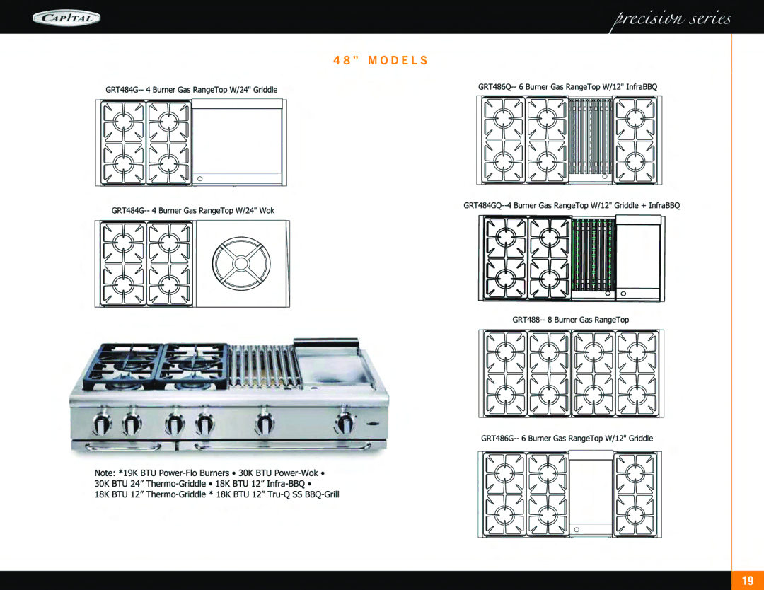 Capital Cooking Range manual 