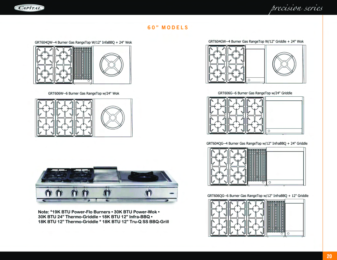 Capital Cooking Range manual 