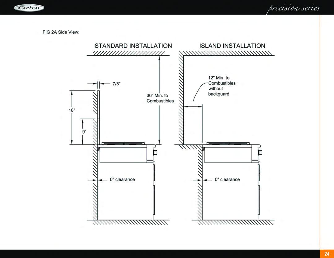 Capital Cooking Range manual 