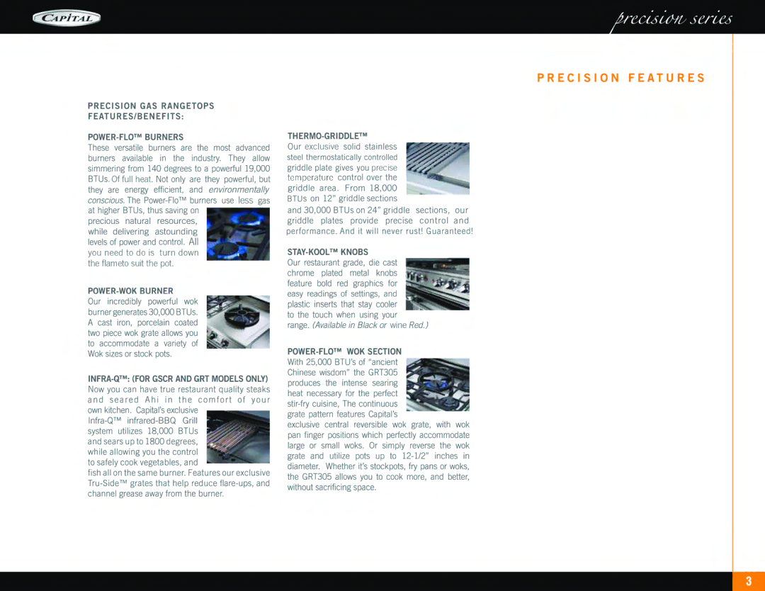 Capital Cooking Range manual 