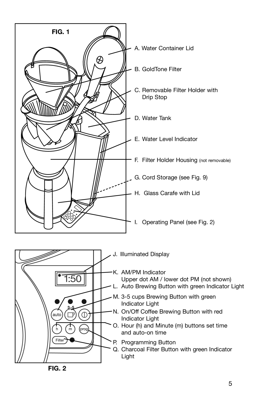 Capresso 484 operating instructions 