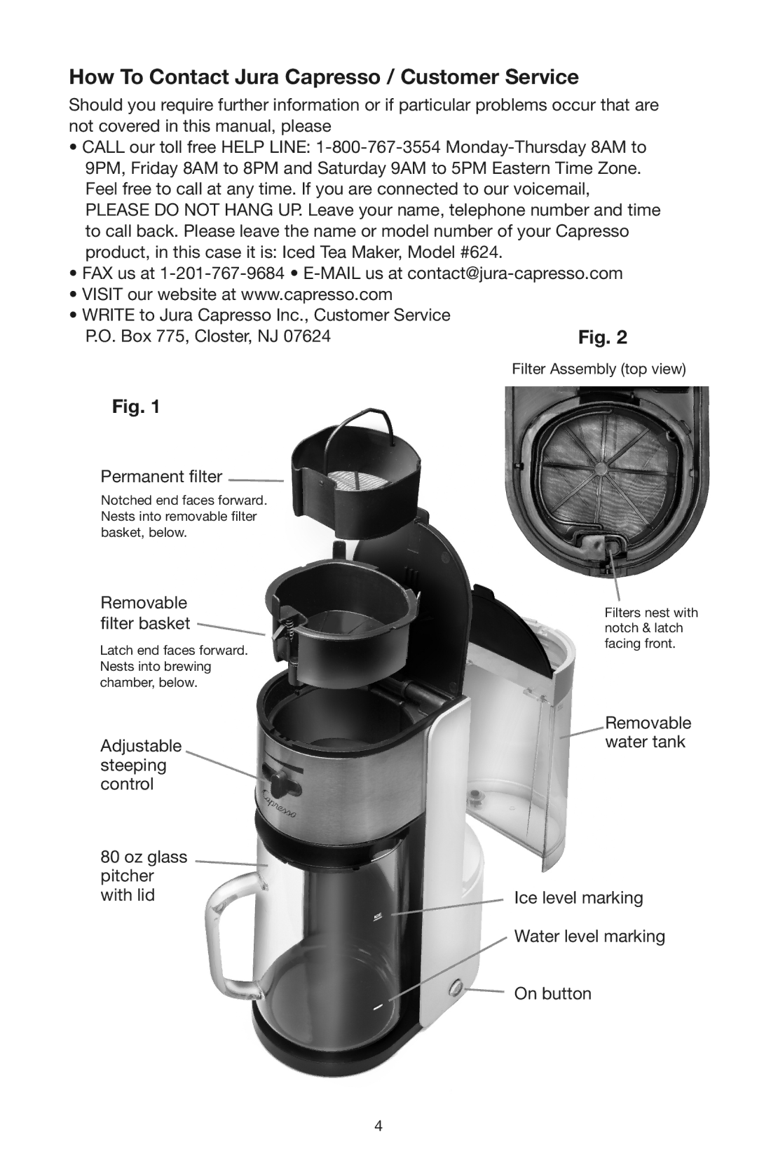 Capresso 624 warranty How To Contact Jura Capresso / Customer Service 