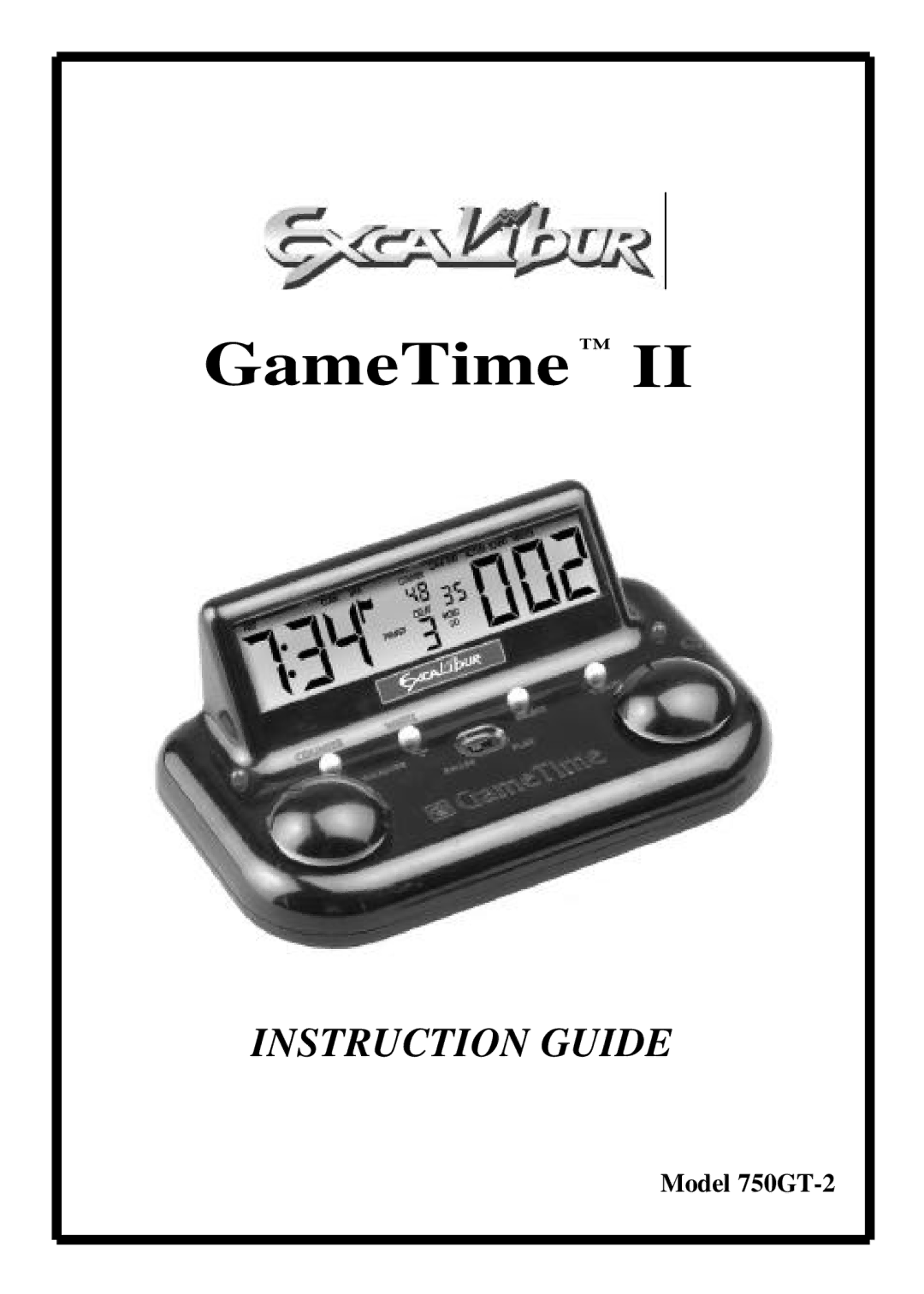 CarAlarms.com 750GT-2 manual GameTime 