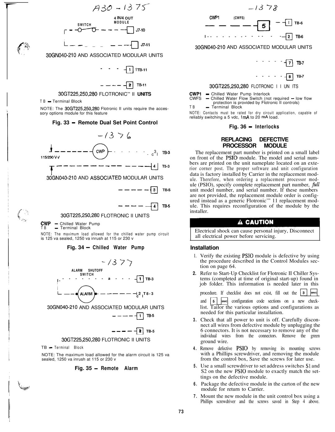 Carrier 040-420 specifications Installation, Remote Dual Set Point Control 