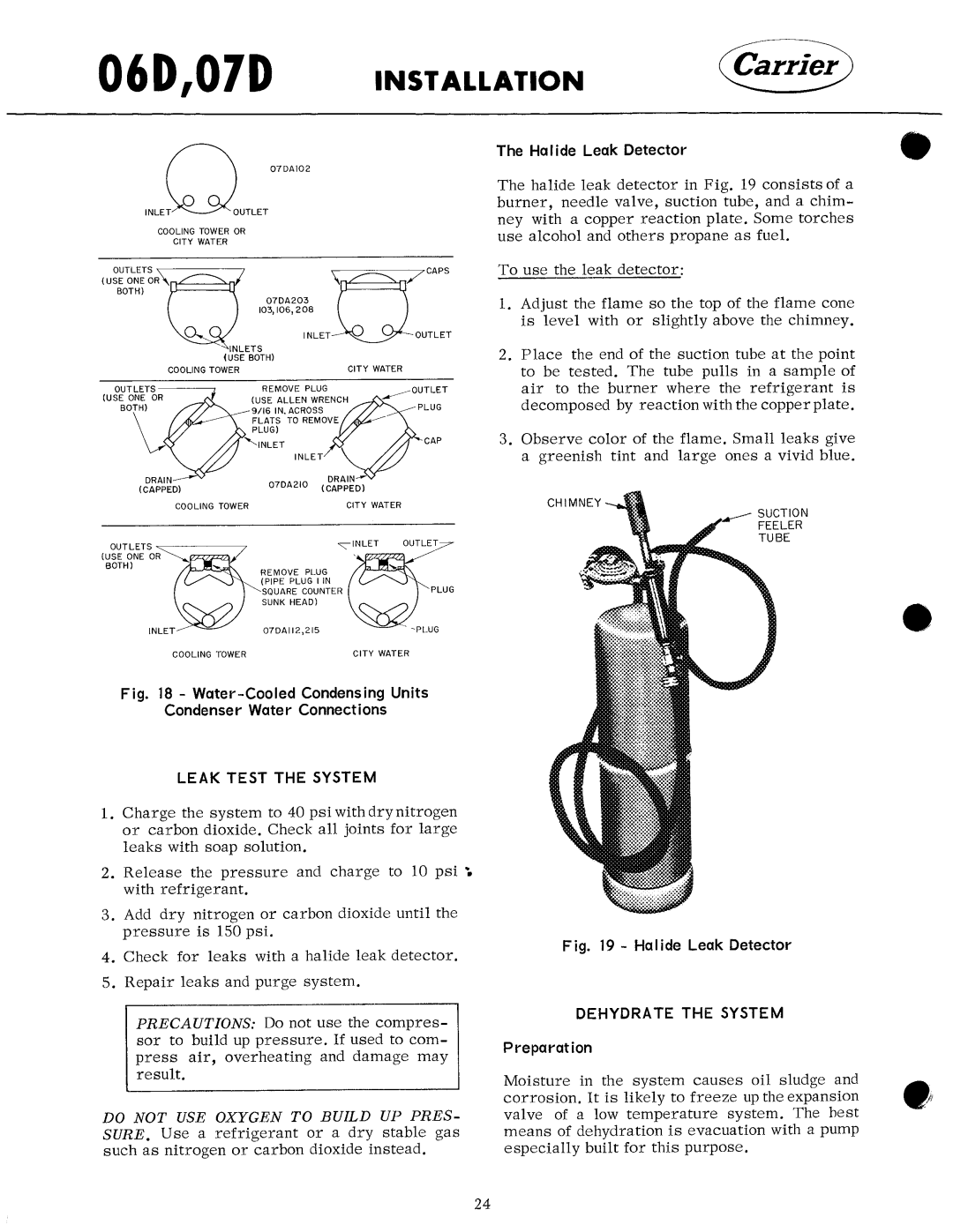 Carrier 07D manual 