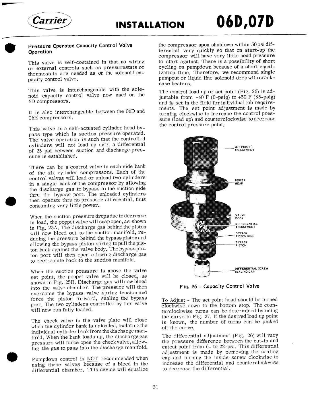 Carrier 07D manual 