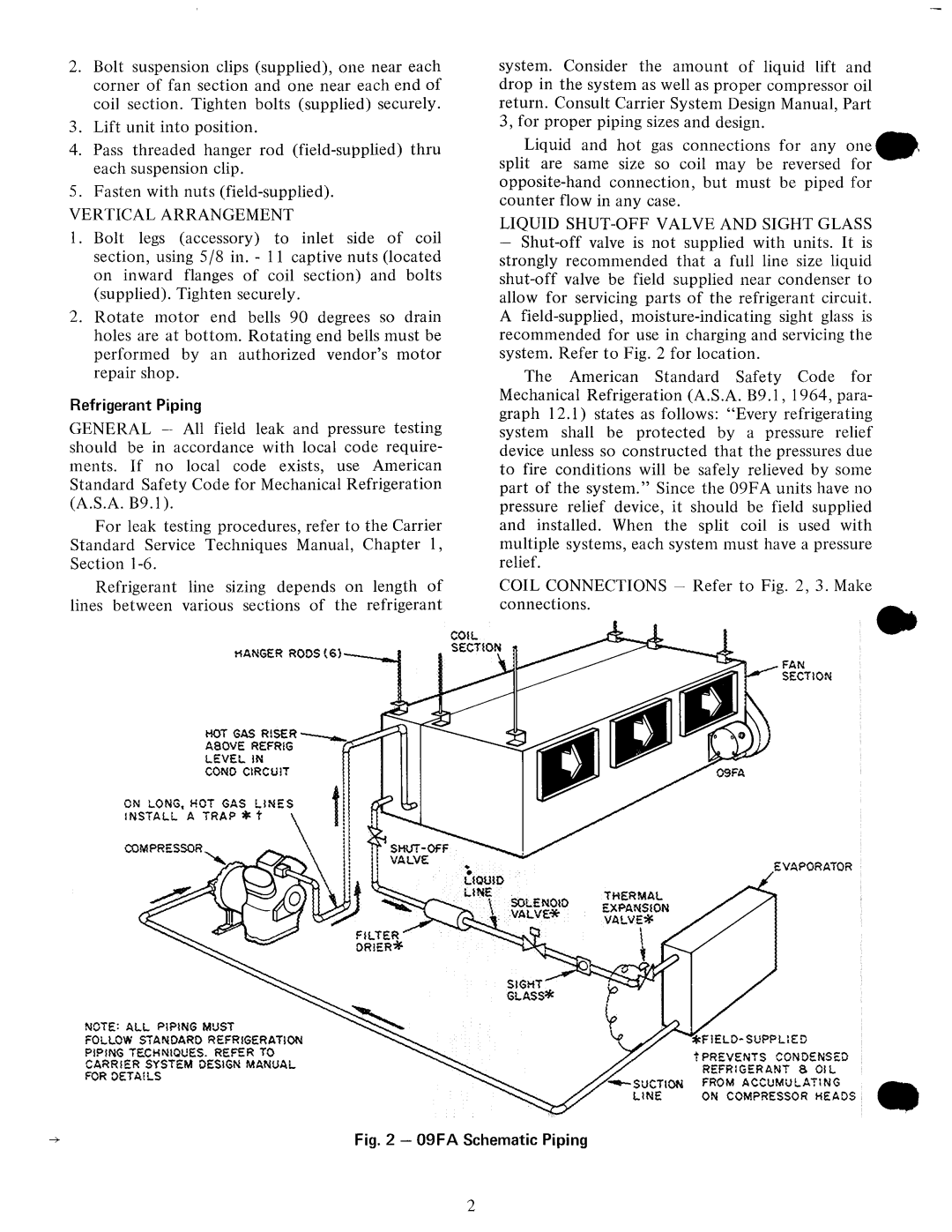 Carrier 09FA manual 