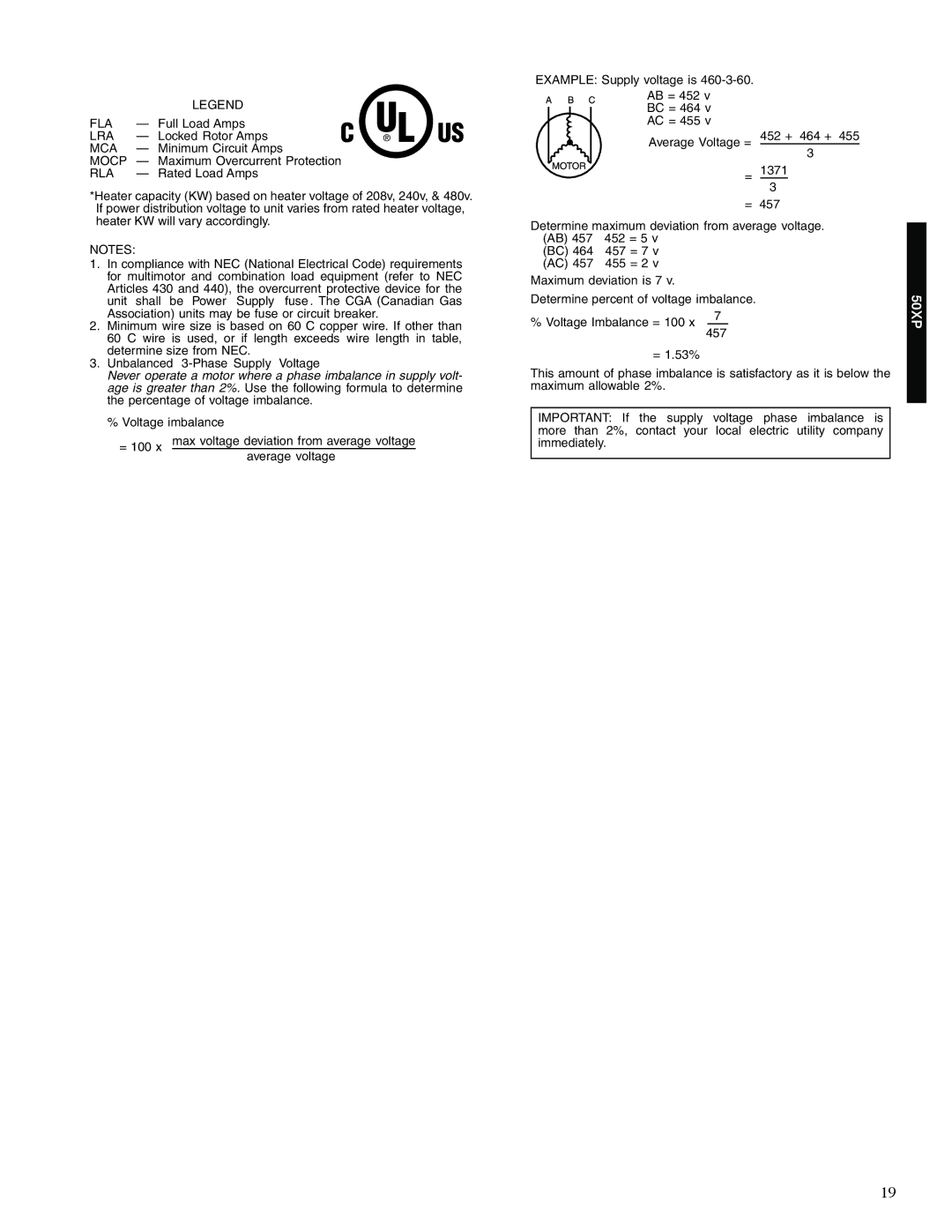 Carrier 13 50XP manual Fla 