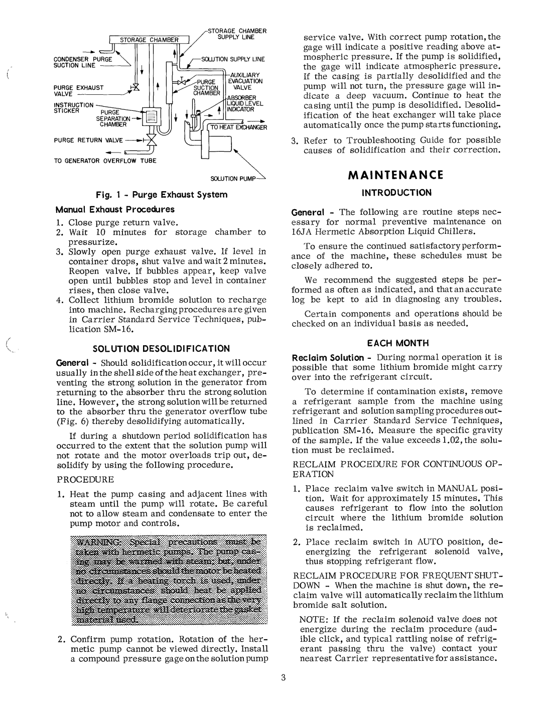 Carrier 16JA manual 