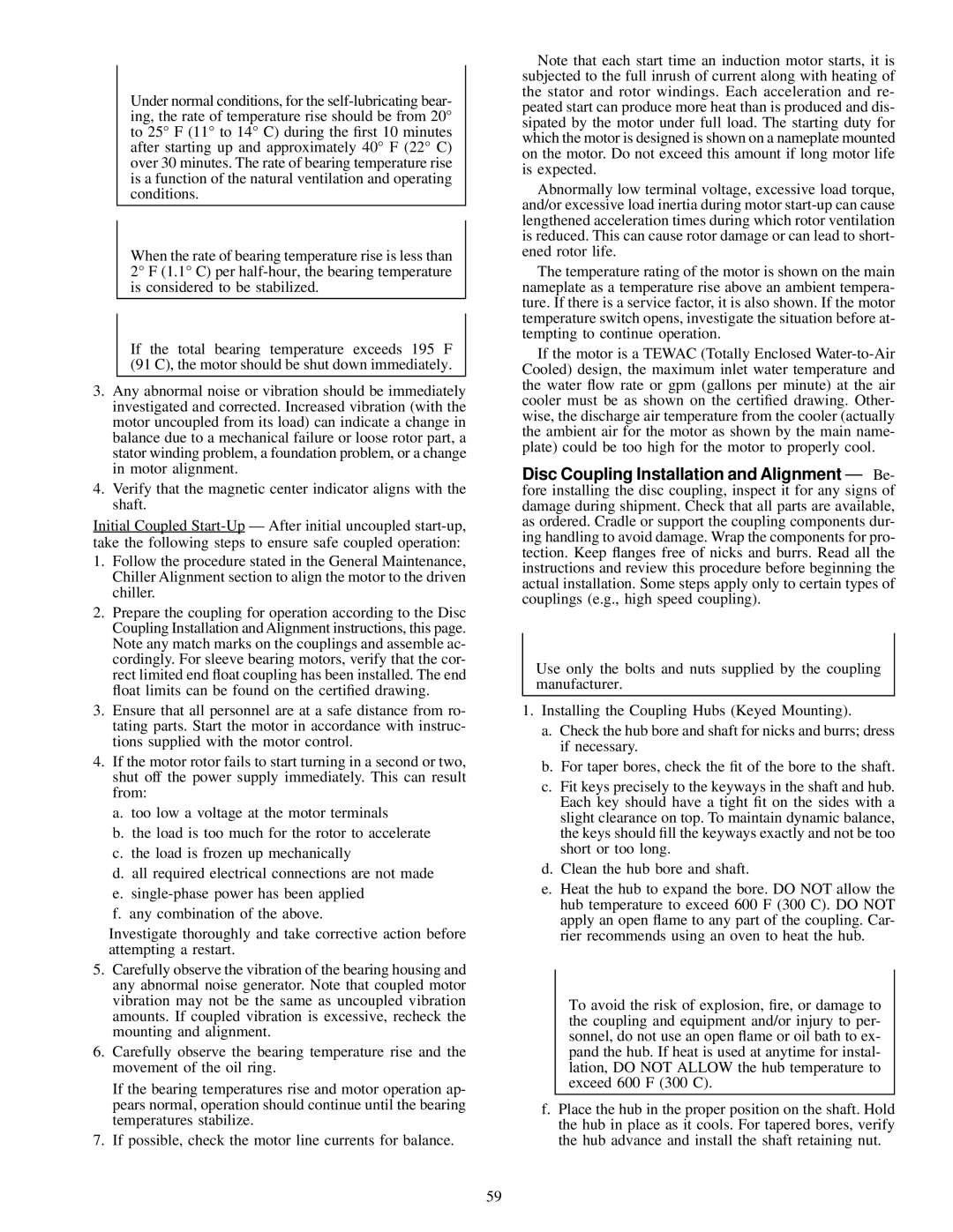 Carrier 17EX specifications 