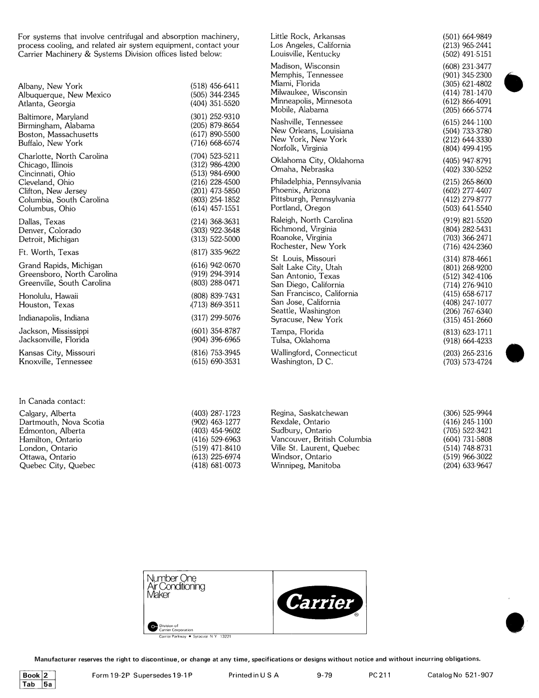 Carrier 19 manual 