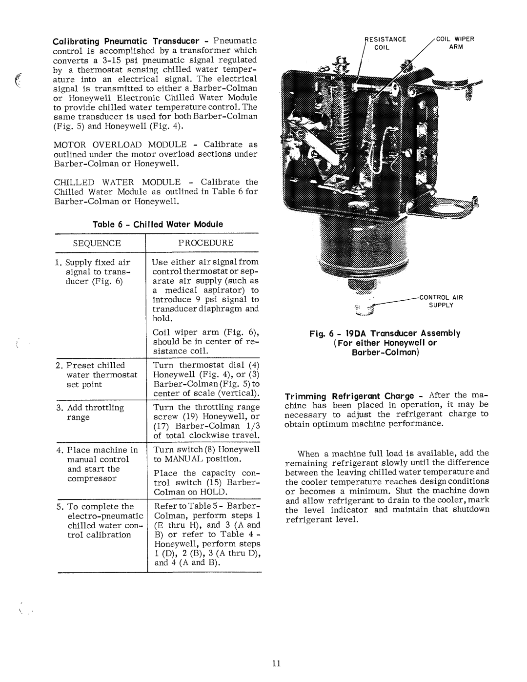 Carrier 19DA manual 