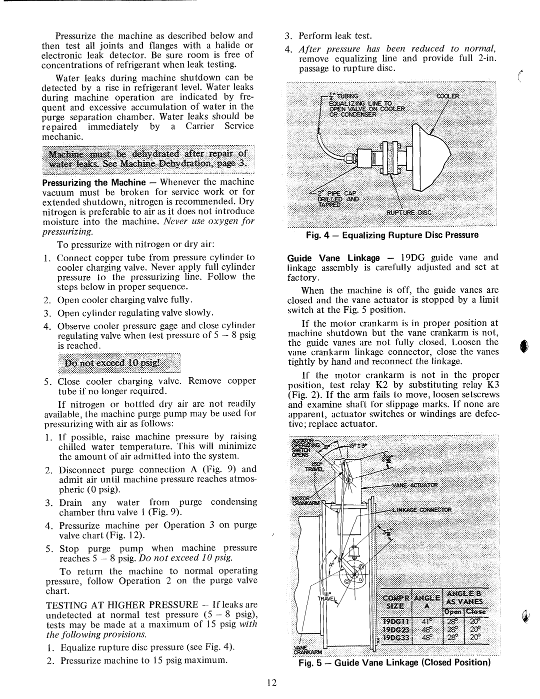 Carrier 19DG manual 