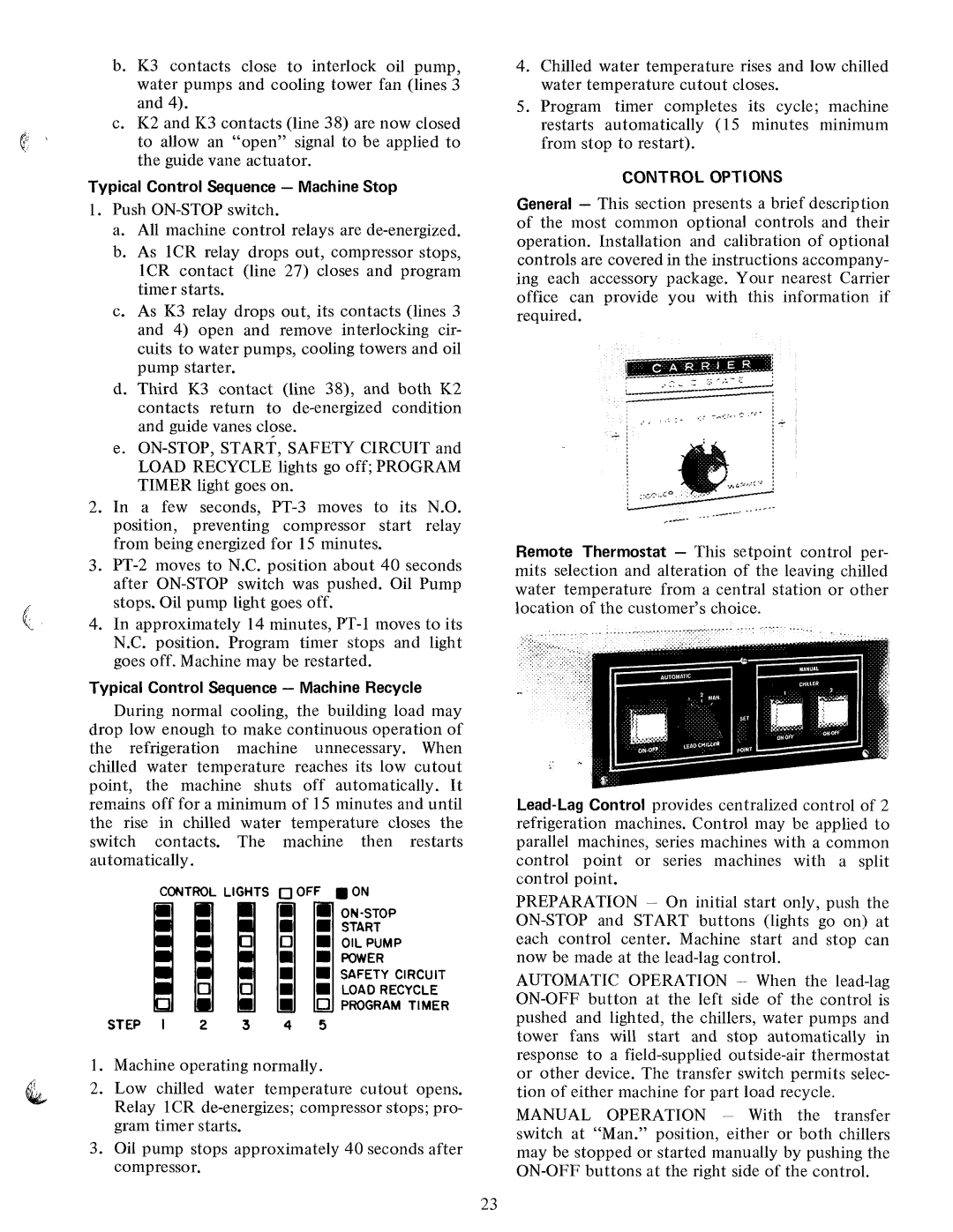 Carrier 19DG manual 