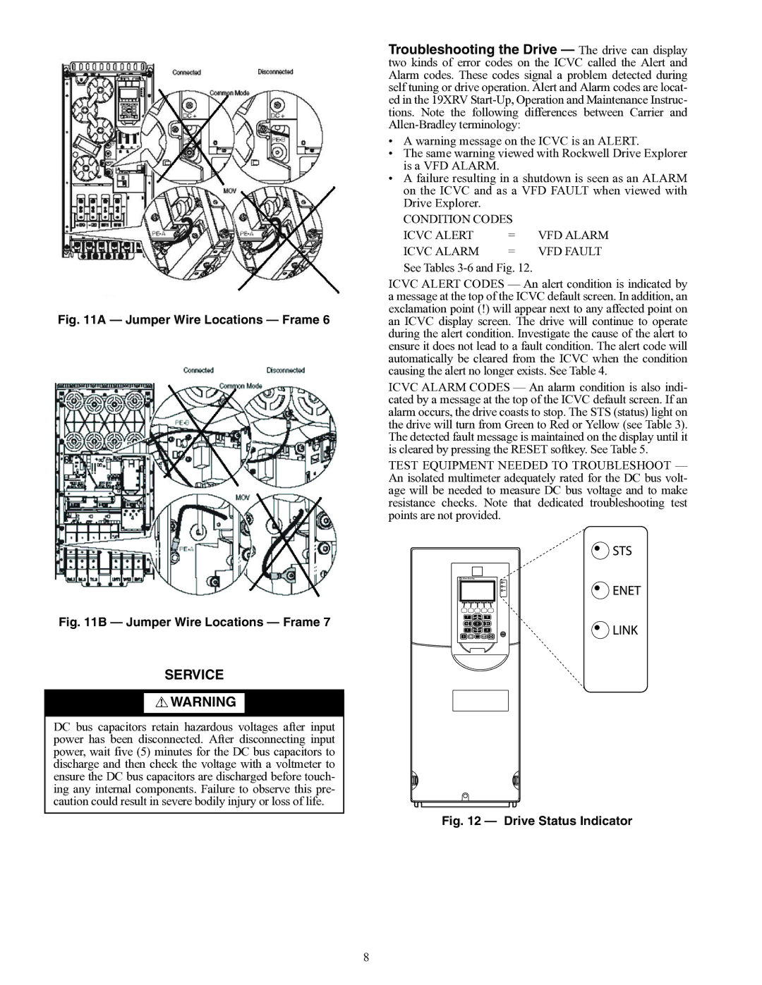 Carrier 19XRV specifications A19-1835, A19-1836, 1815 