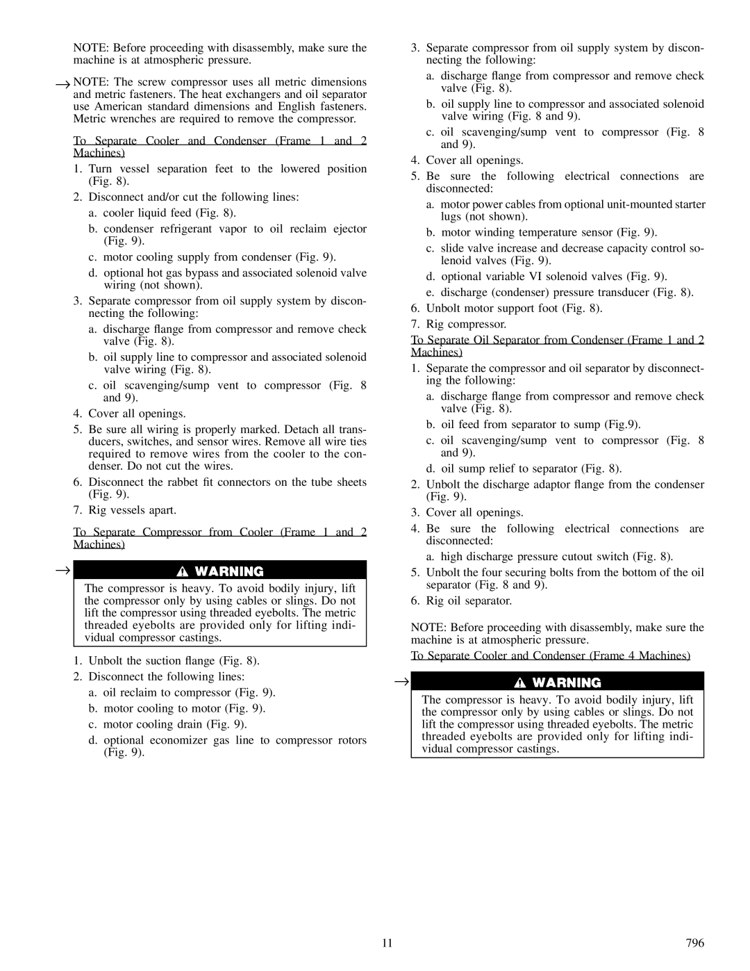 Carrier 23 XL installation instructions 